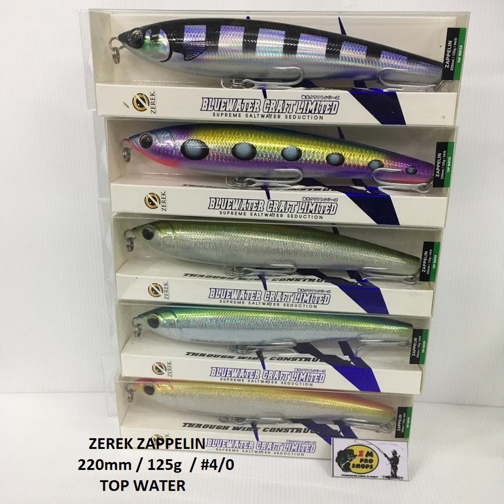 Zerek Zappelin 220mm / 125gram Top Water Fishing Lure