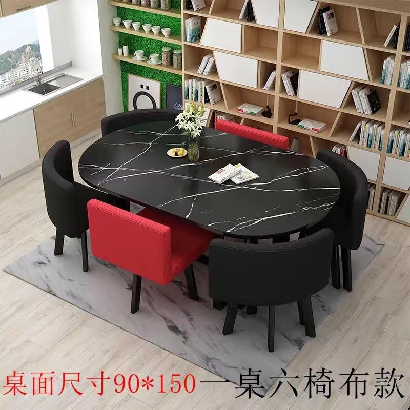 Meja makan jimat ruang 6 tempat duduk / Dining table set 6 seater ...