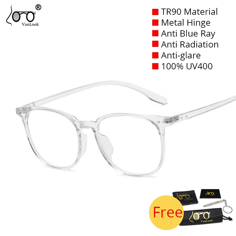 Anti Blue Ray Women Transparent Computer Glasses Game Screen Protection ...