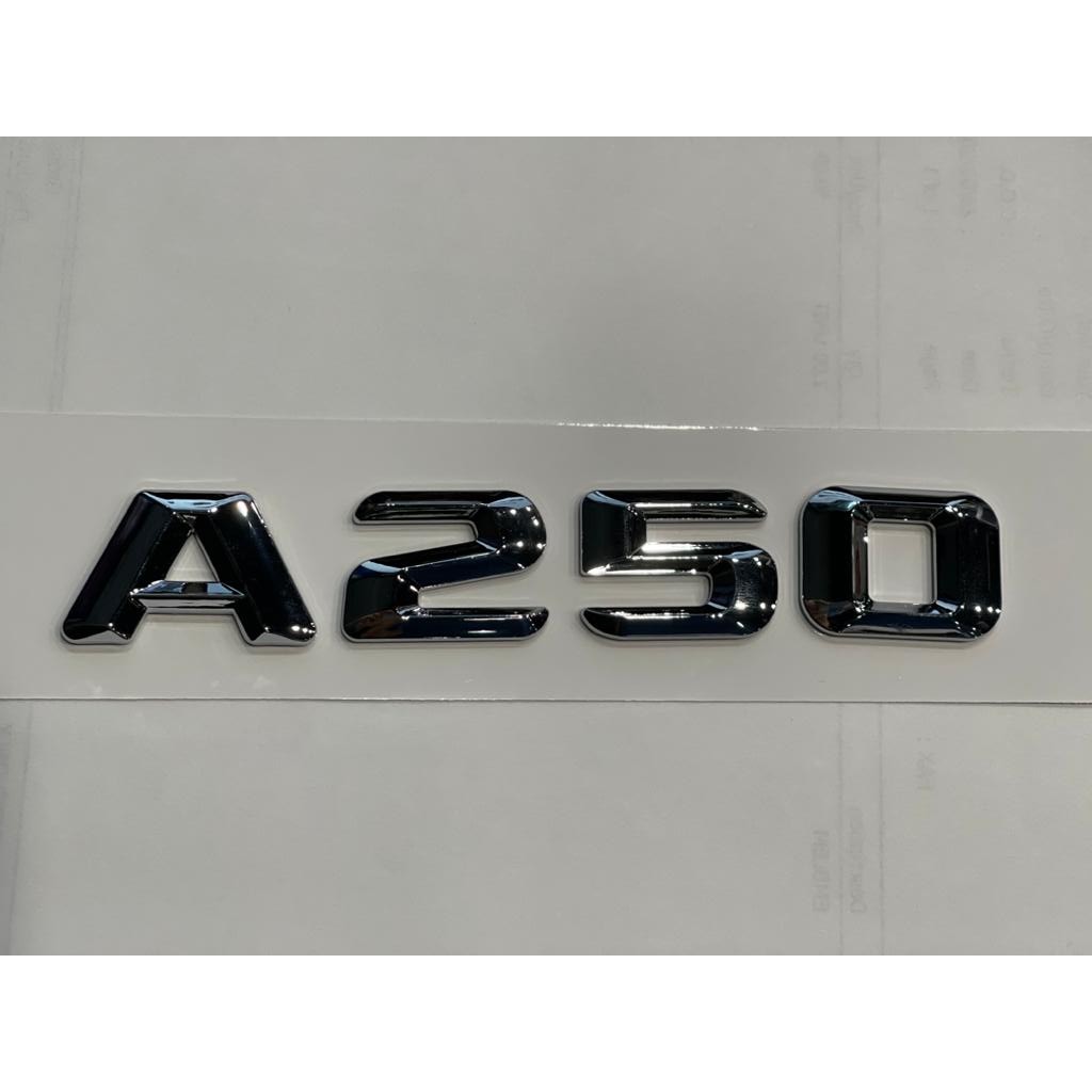 Mercedes Benz A250 Emblem Logo chrome | Mercedes A 250 Emblem | Shopee ...