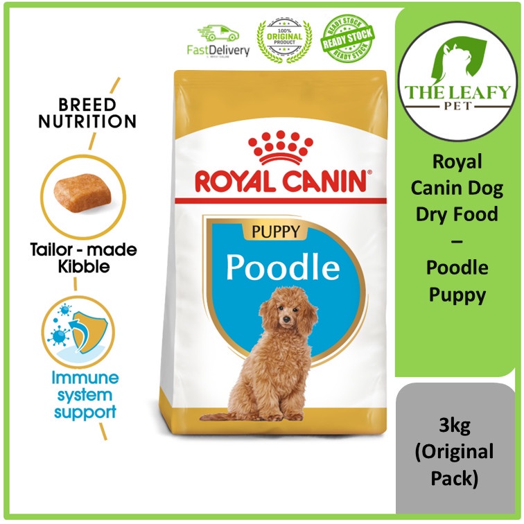 Royal Canin Poodle Puppy Dog Dry Food - 3kg Original Pack | Shopee Malaysia