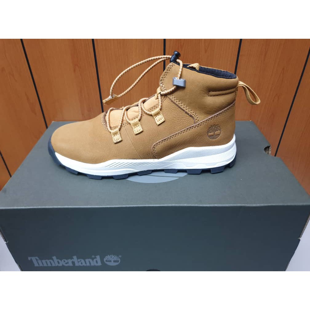 Timberland Brooklyn Alpine Chukka Wheat Nubuck Junior Shopee Malaysia