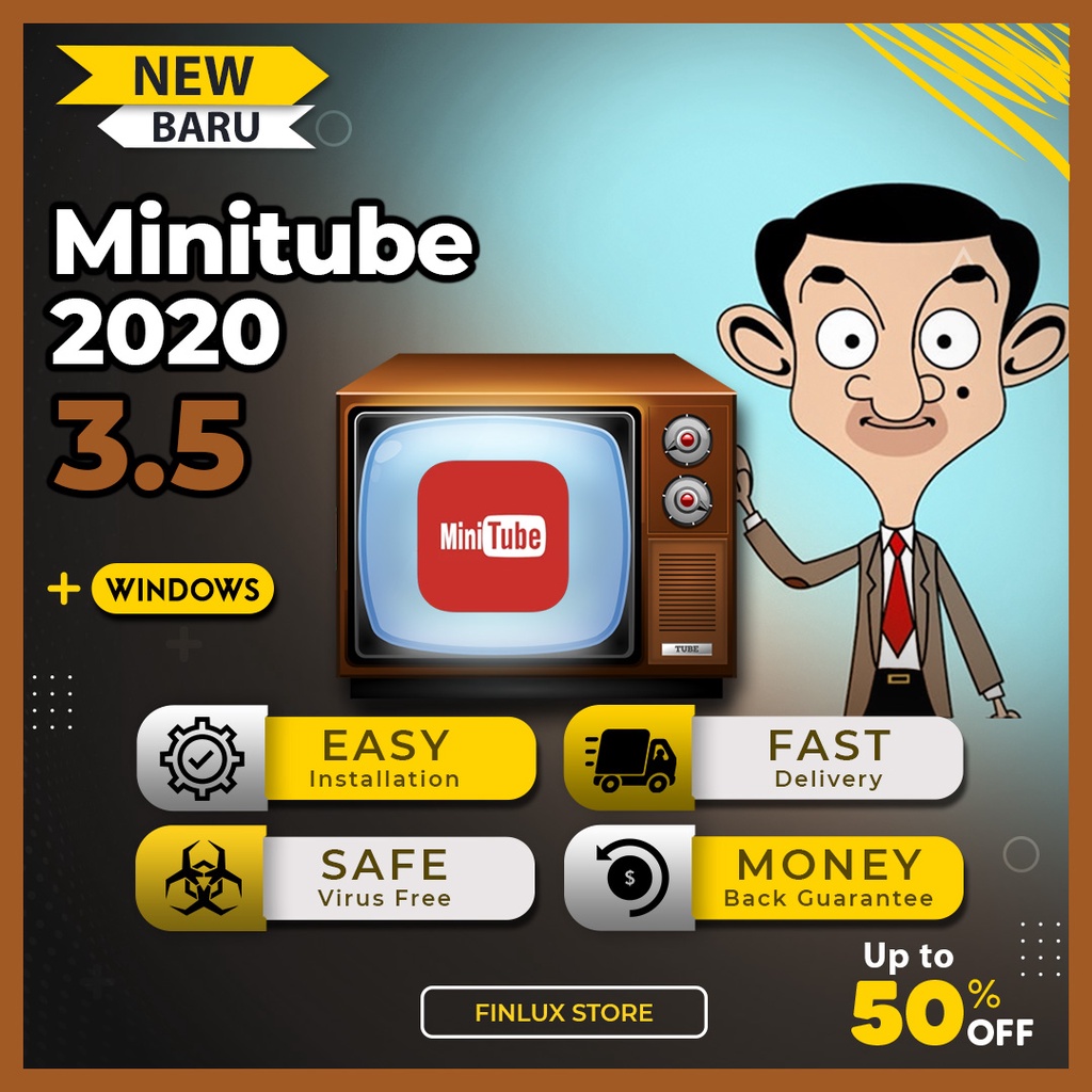 Minitube v3.5 Full Version Lifetime For Windows | Shopee Malaysia