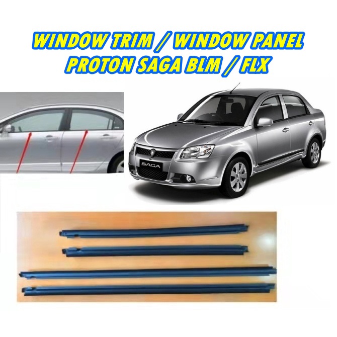 Proton Saga Blm  Flx Door Panel   Window Trim Cover - 