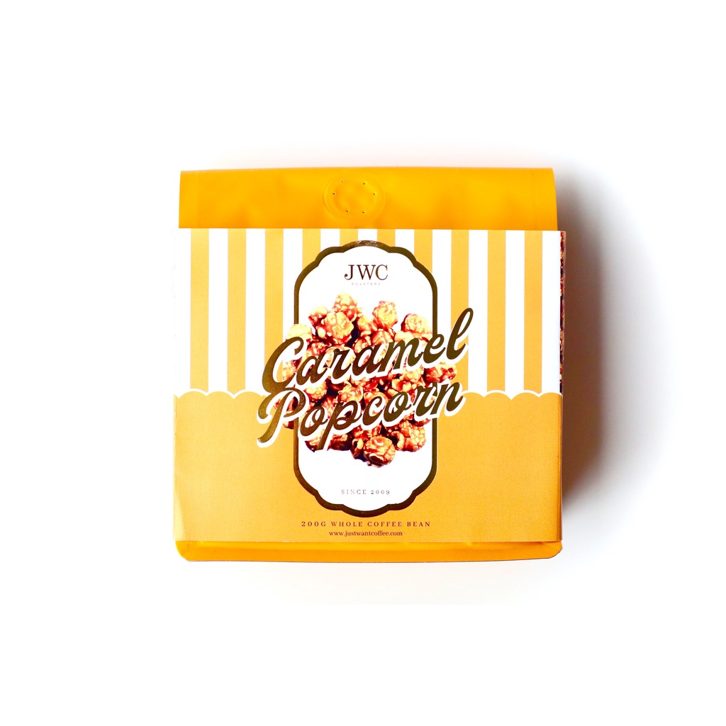 JWC Caramel Popcorn 200g Coffee Bean 100 Arabica Espresso Blend Fresh