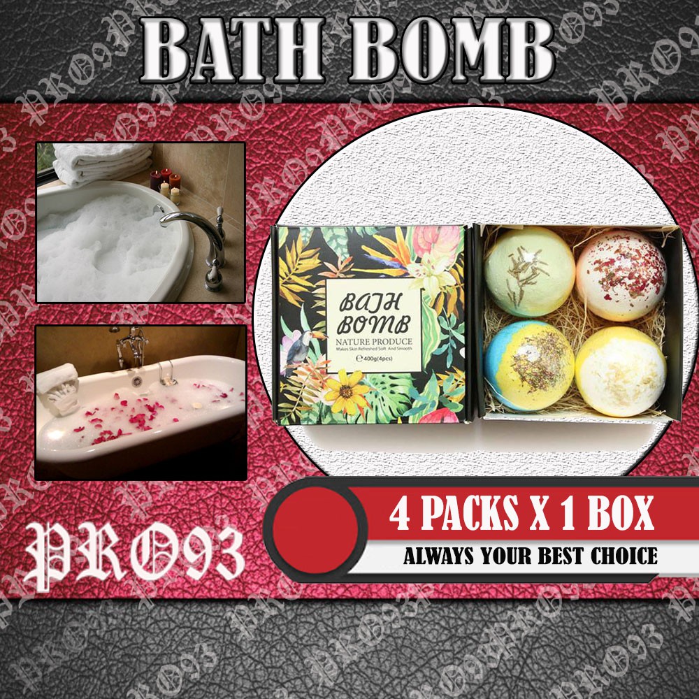 Natural Dried Flower Aromatherapy Relaxation Moisturizing Bath Bomb