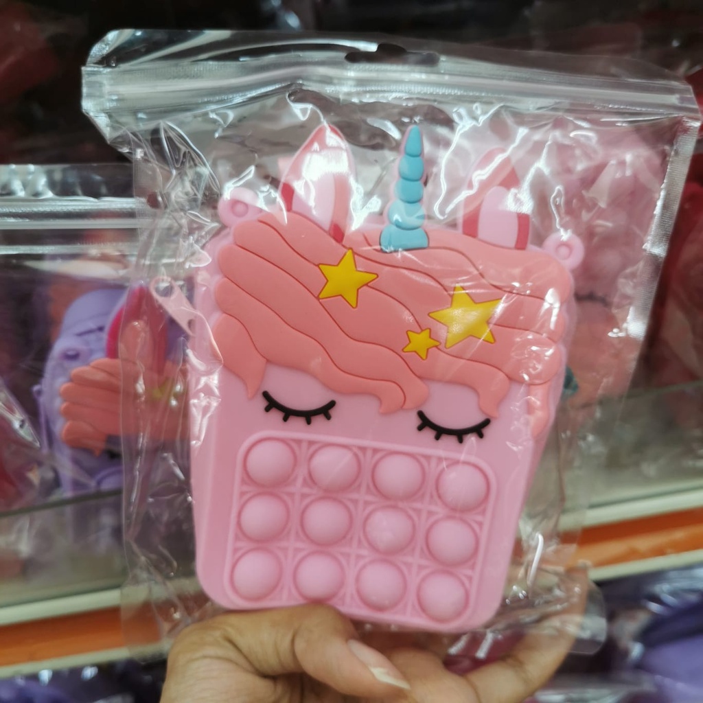 BORSA PER BAMBINI POP IT PUSH BUBBLE FIDGET