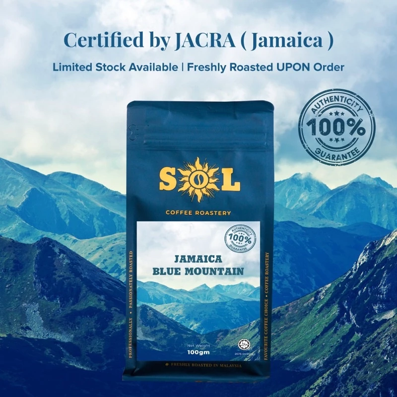 Sol Coffee Roastery Jamaica Blue Mountain – specialty coffee beans Malaysia