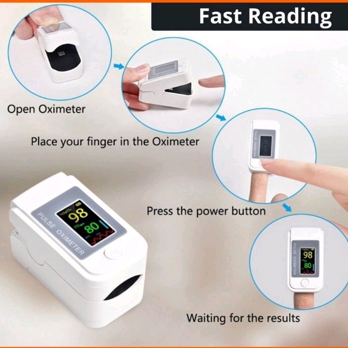 OXIMETER MESIN CEK OXIGEN DENGAN BACAAN TEKANAN DARAH MESIN TEKAN JARI