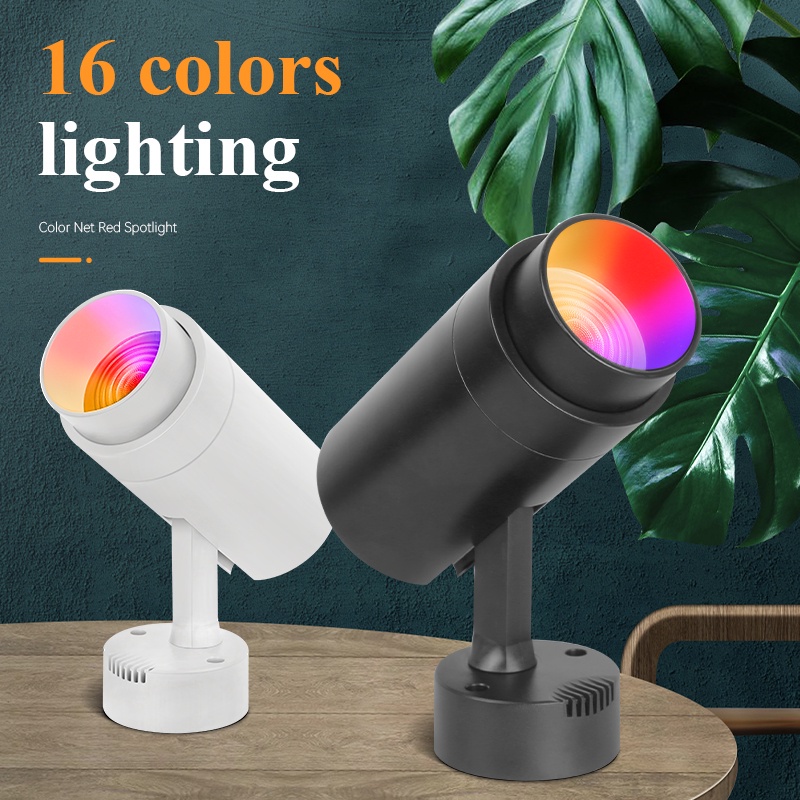 Led Track Light RGB Spotlight 20W 24W Colorful Track Light Rail for ...