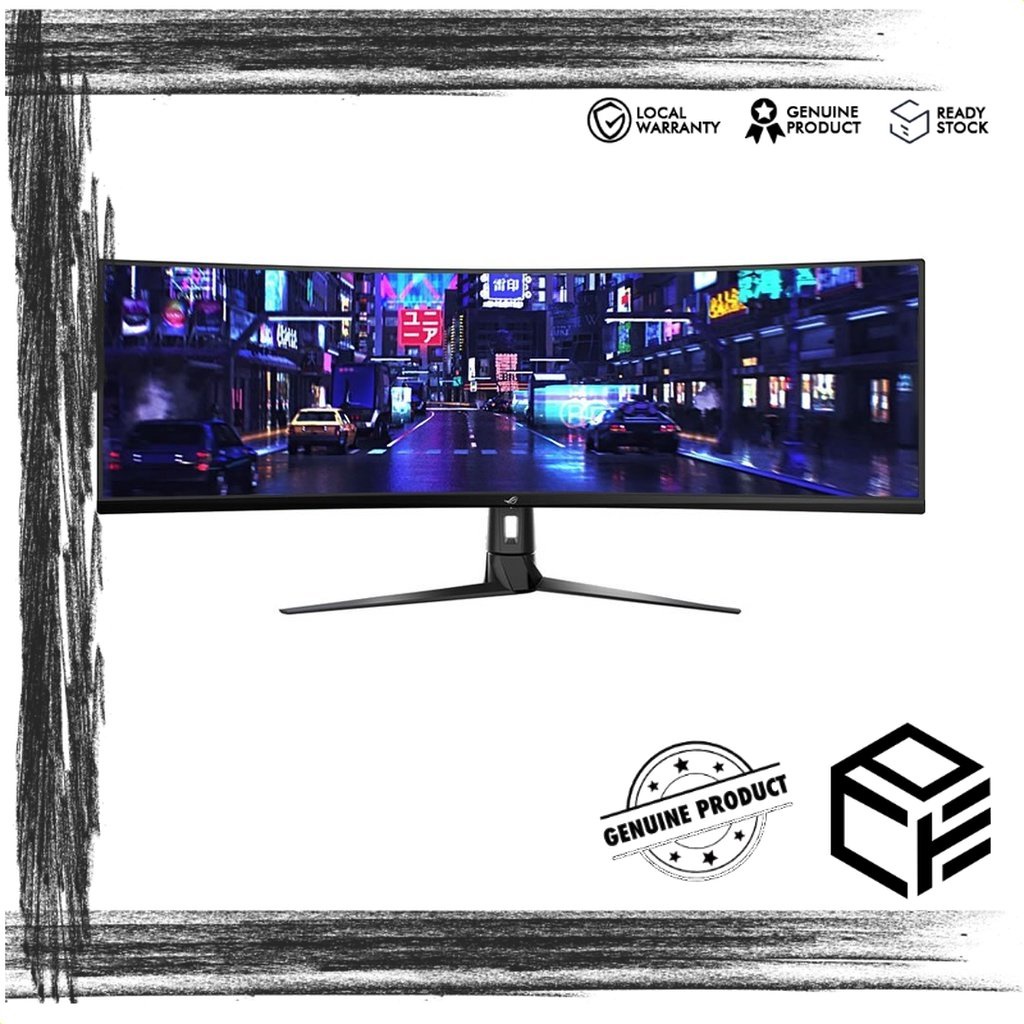 Asus 49 Rog Strix Xg49vq Super Ultra Wide Hdr Gaming Monitor 144hz Freesync Curved 3149