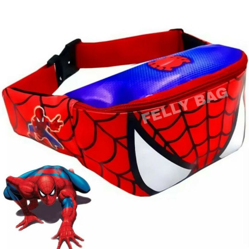 Spiderman children's waist bag spideeman shoulder bag spiderman sling ...