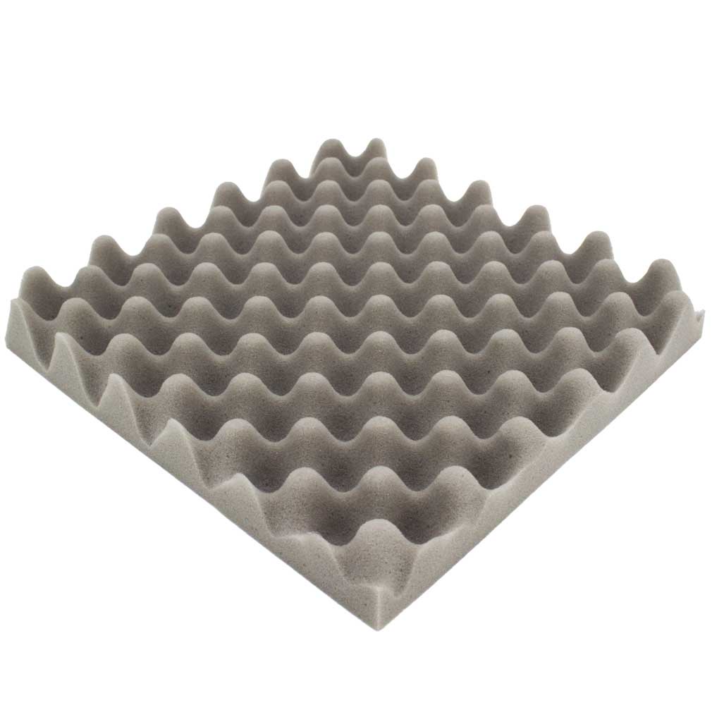 BEIYIN 48 Pcs Studio Egg Crate Acoustic Foam 25X25X5cm Soundproof