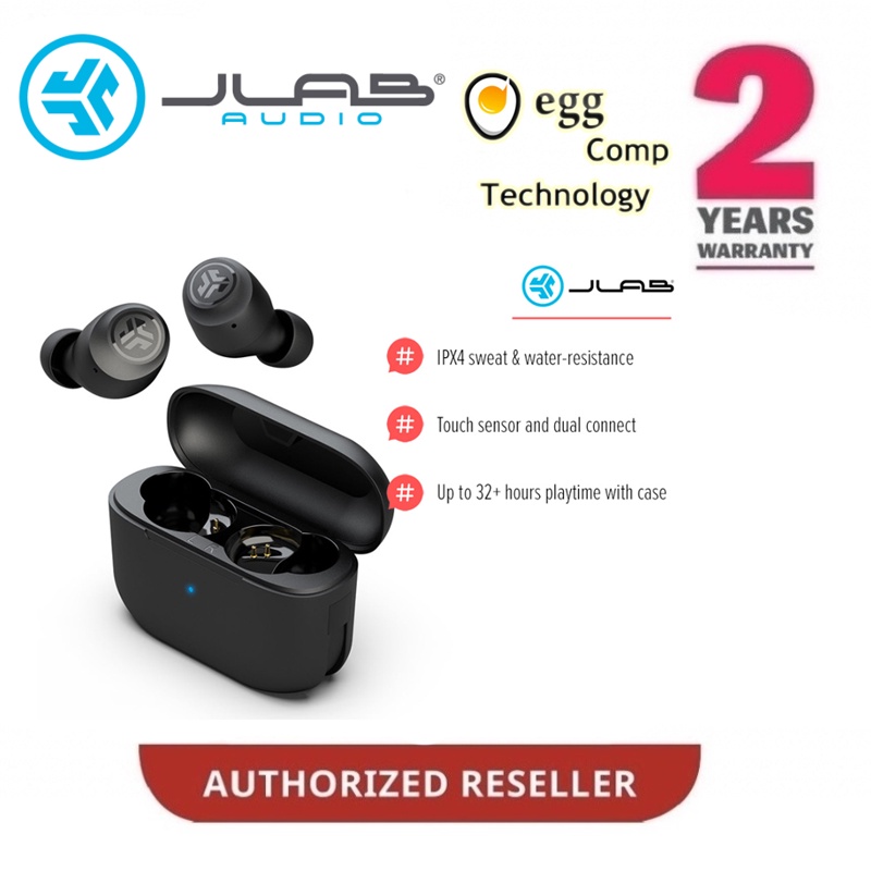 Are the jlab discount go air earbuds waterproof