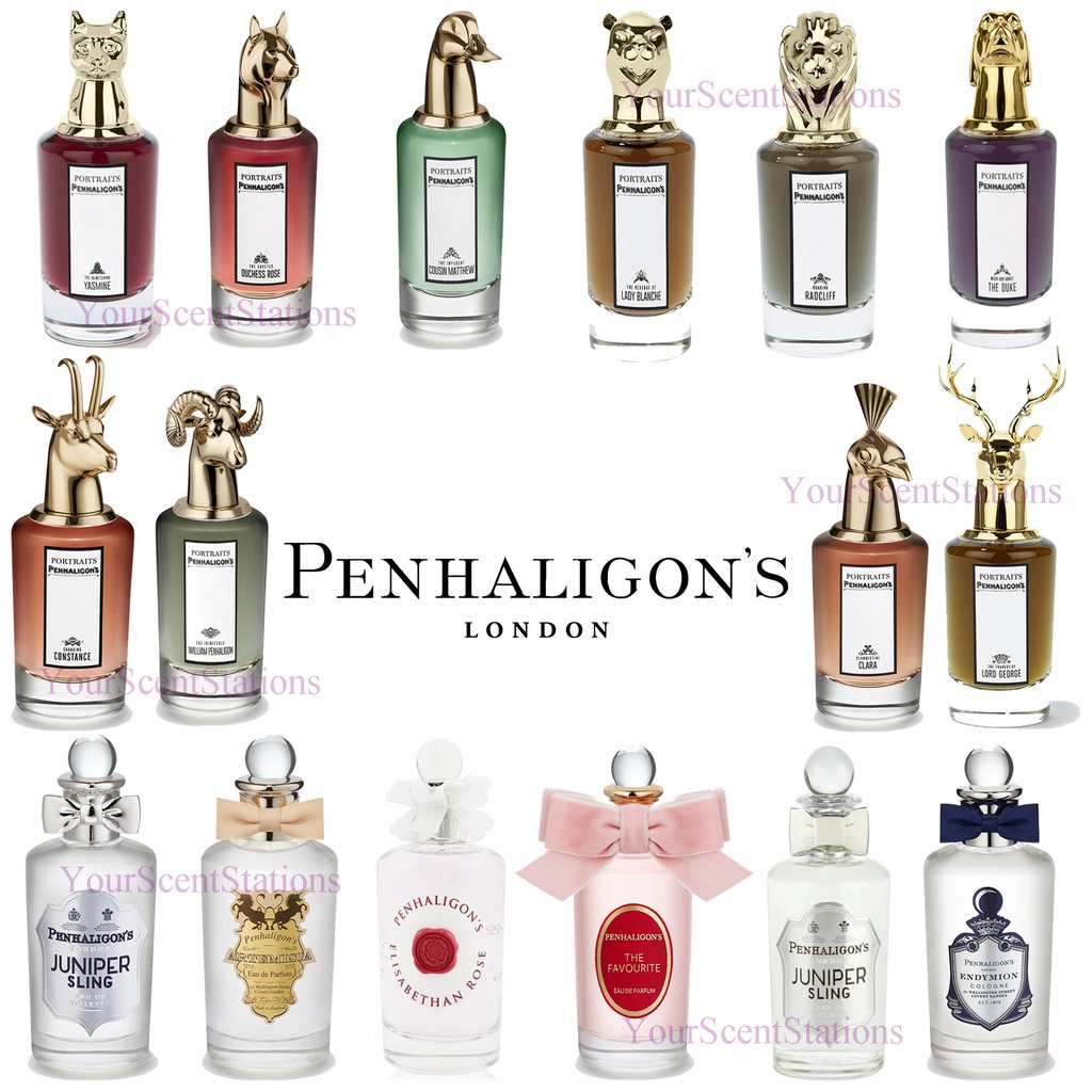 Penhaligon's Men & Women Series Artemisia / Elisabethan Rose / The