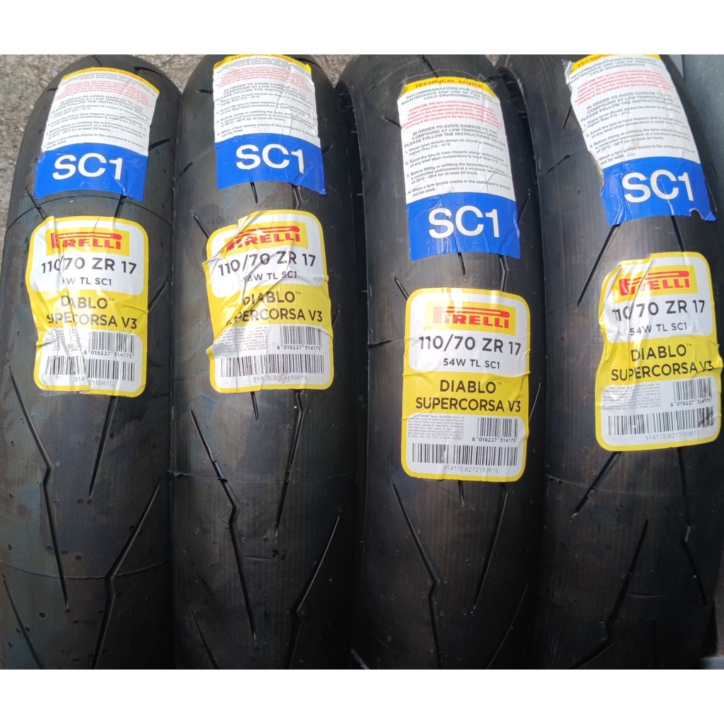 ? OFFER ‼️? PIRELLI SUPERCORSA SC1 V3 110/70 - 17 SINGLE 