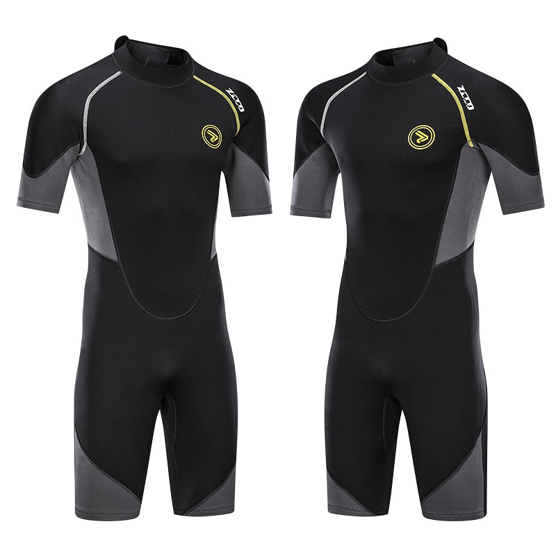 1.5MM Neoprene Wetsuit Men Keep Warm Swimming Scuba Diving Bathing Suit