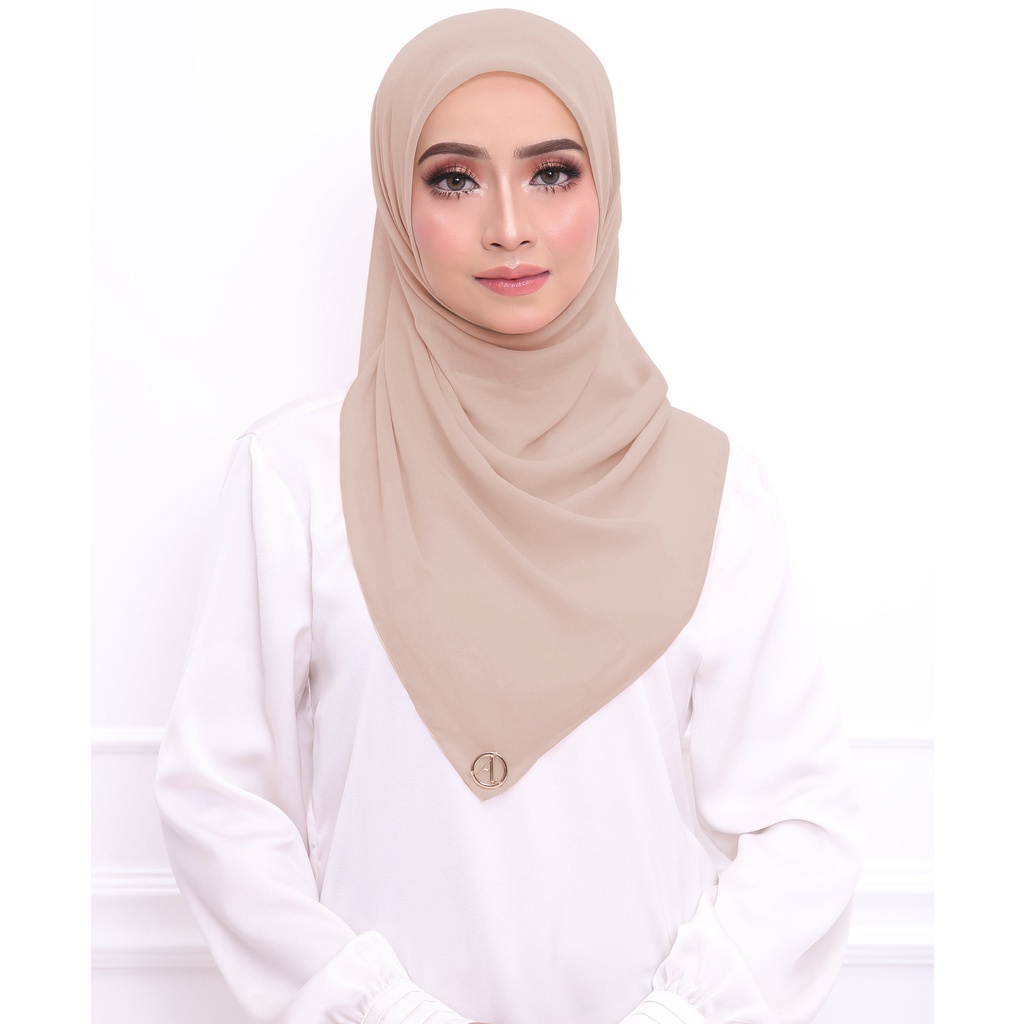 ASYALLIEE X HIJABISTAHUB SYASYA BAWAL BRIDAL (CHAMPAGNE) | Shopee Malaysia