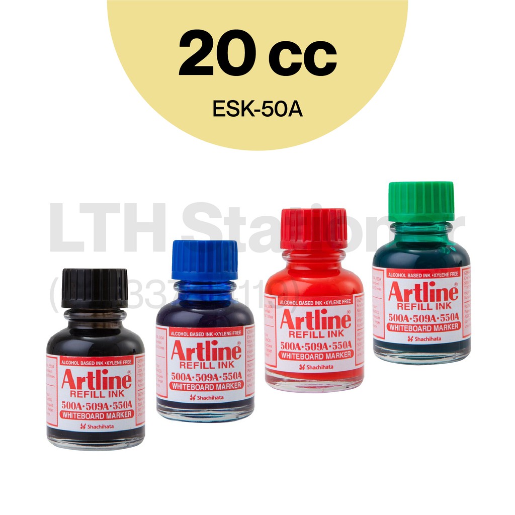 Artline Whiteboard Marker Ink Refill 20cc // 30cc // 60cc Whiteboard