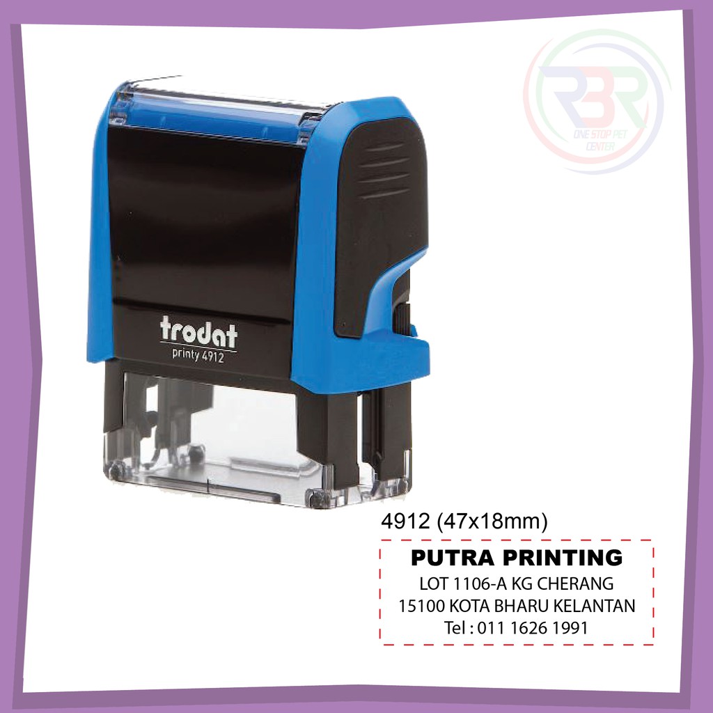 Rubber Stamp Self Ink Stamp Murah Shopee Malaysia