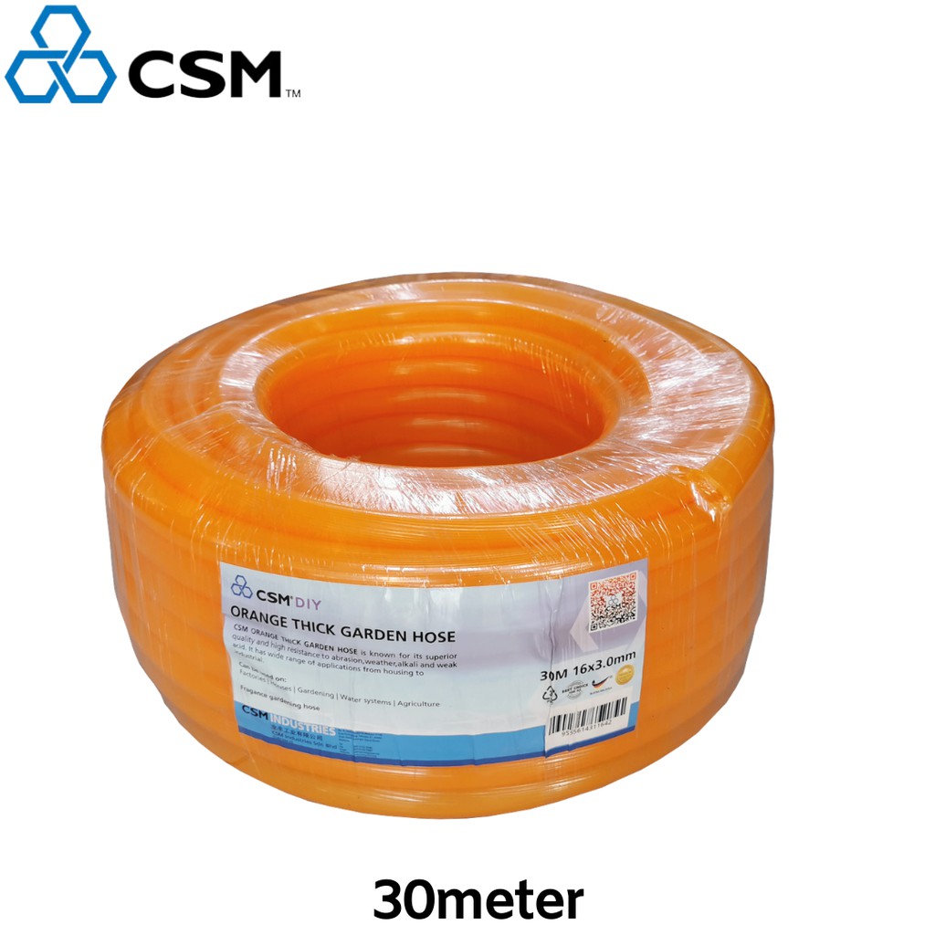 CSM Garden Hose Orange Hose 10m/300m Getah Paip Water Hose Getah Paip ...