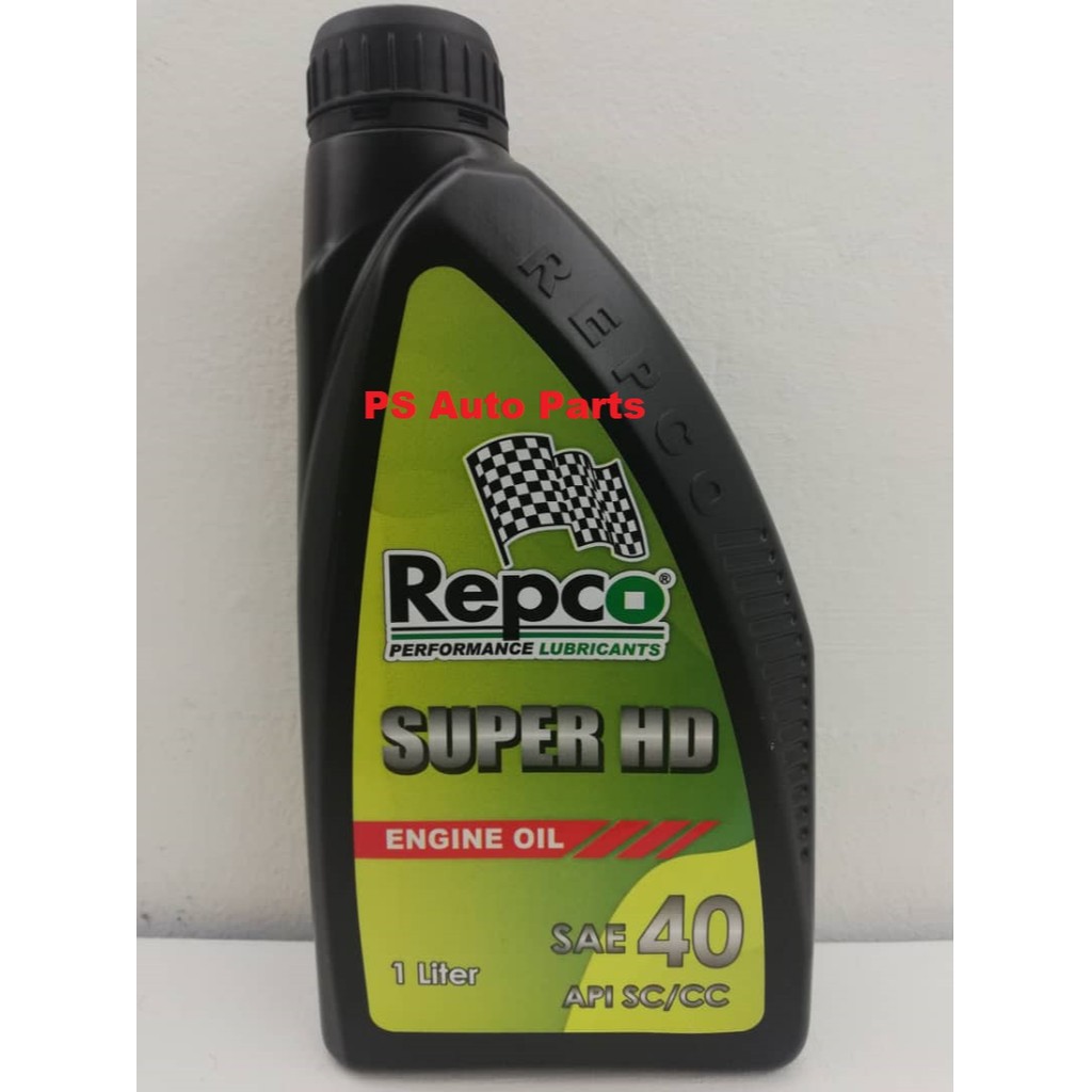 Repco Super HD SAE 40 API SC/CC Engine Oil 1 Liter | Shopee Malaysia