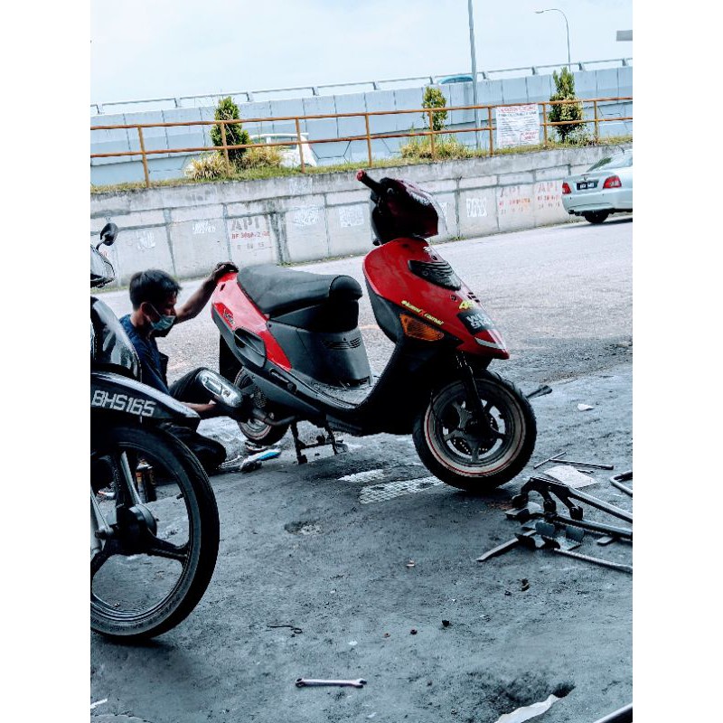 Whitewall White Wall Suzuki Scooter VS125 VS150 VR125 Vespa V100 10 ...