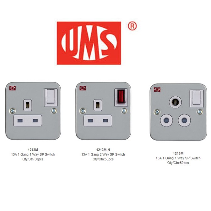 Metal Clad Switched Sockets (13A , 15A & 20A ) Shopee Malaysia