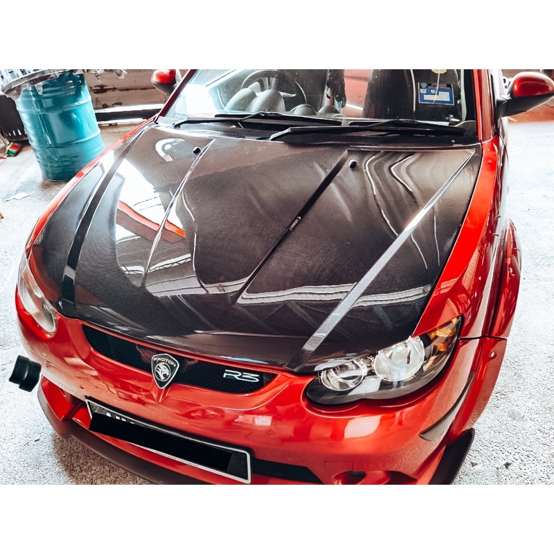 Satria Neo Carbon fiber bonet hood | Shopee Malaysia