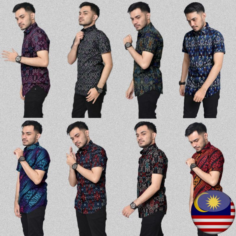 Baju batik sale lelaki slim fit