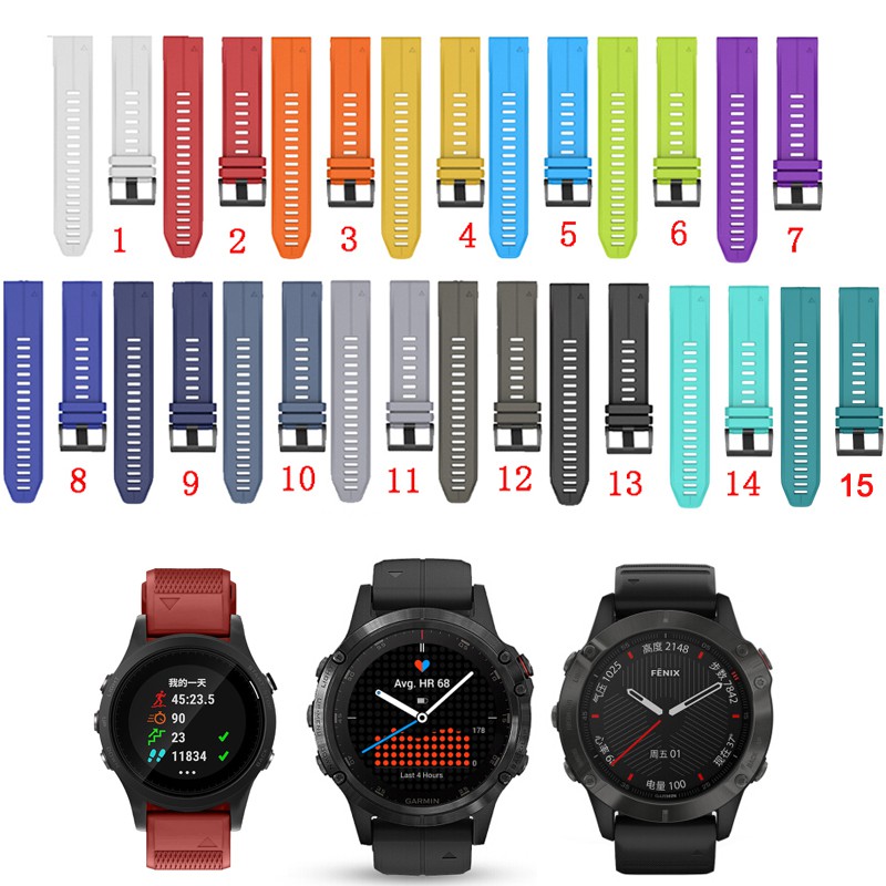 Quick Release Easy Fit Band Strap for Garmin Fenix 5 Plus 6 pro Shopee Malaysia