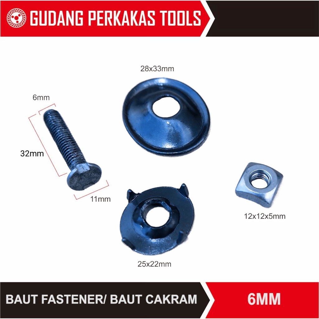MESIN Bull fastener bolts for engine tire connections / disc bolts ...