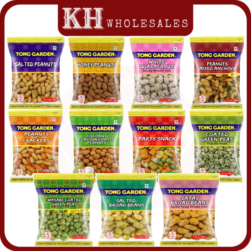 [30g/40g/42g/50g/55g] KH Tong Garden Nuts Halal Nuts Snack (Peanuts