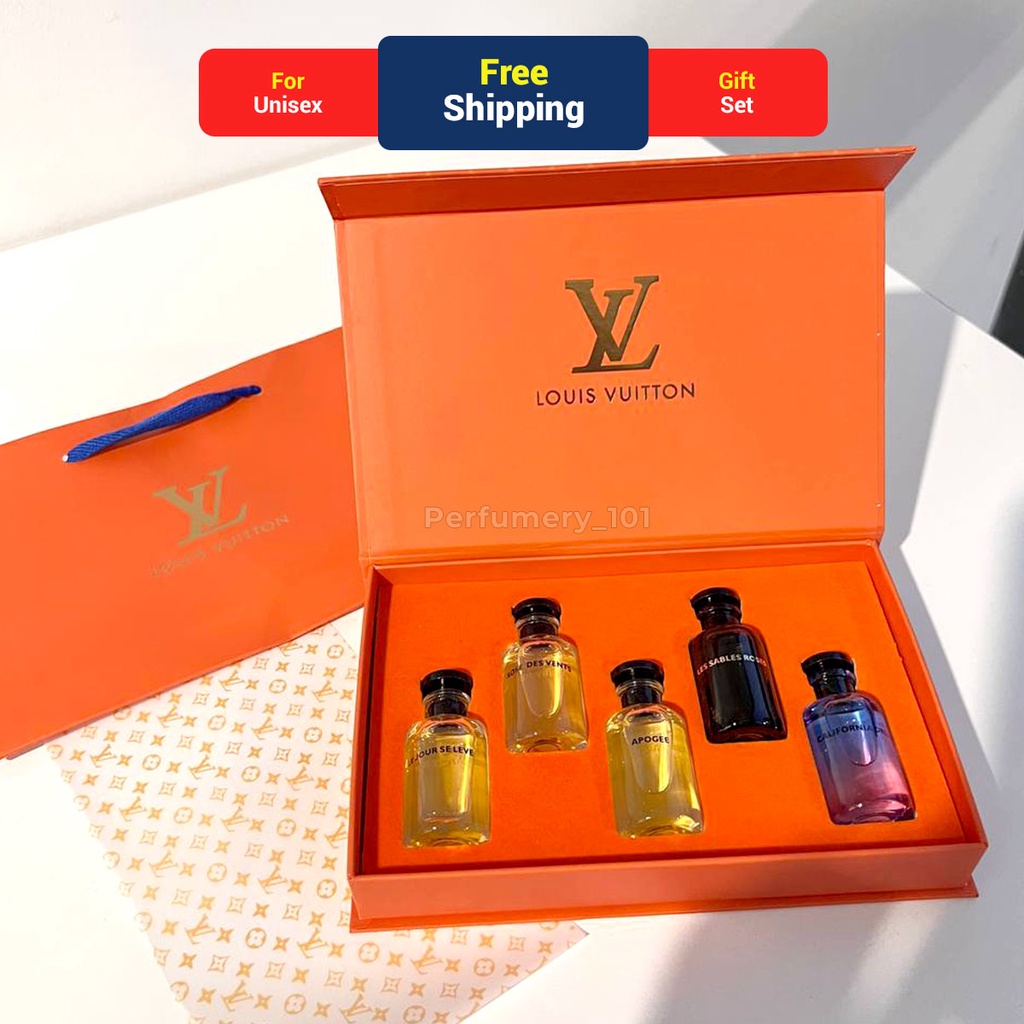 LOUIS VUITTON LES PARFUMS UNISEX MINIATURE GIFT SET PERFUME