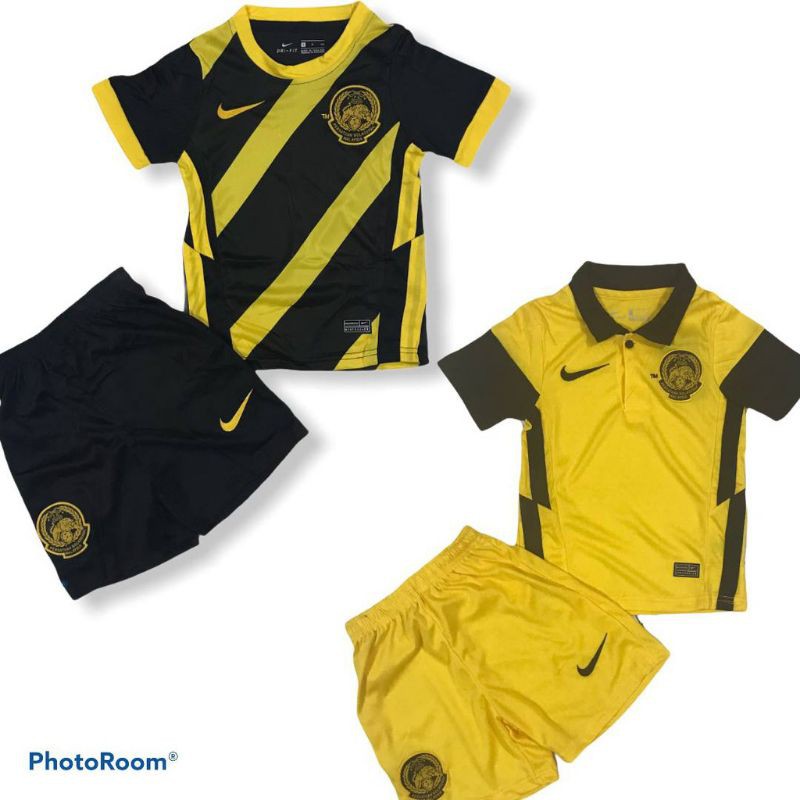 Jersi Budak Malaysia Home Away 2021 - Kids Jersey Football Harimau ...