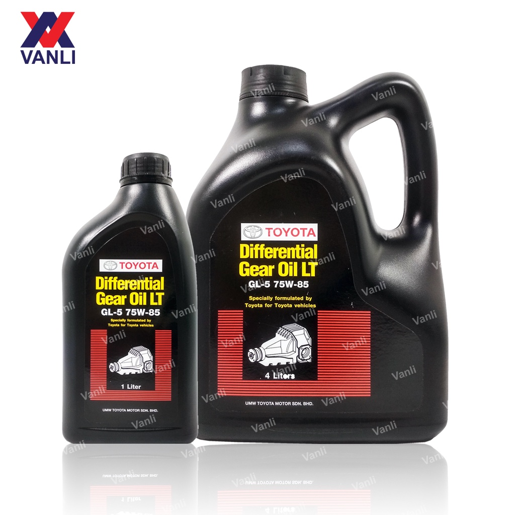 Toyota Differential Gear Oil LT GL5 75W85 ( 1L / 4L ) DGLT575W851L