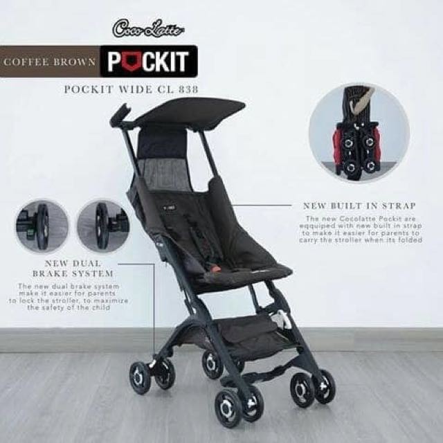 Cocolatte Pockit 2S Stroller World most compact stroller Shopee Malaysia