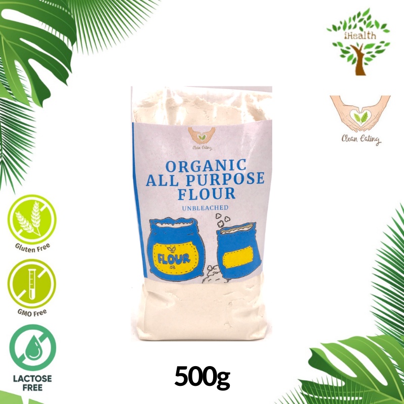 Clean Eating Organic Unbleached All Purpose Flour / Tepung Serbaguna ...