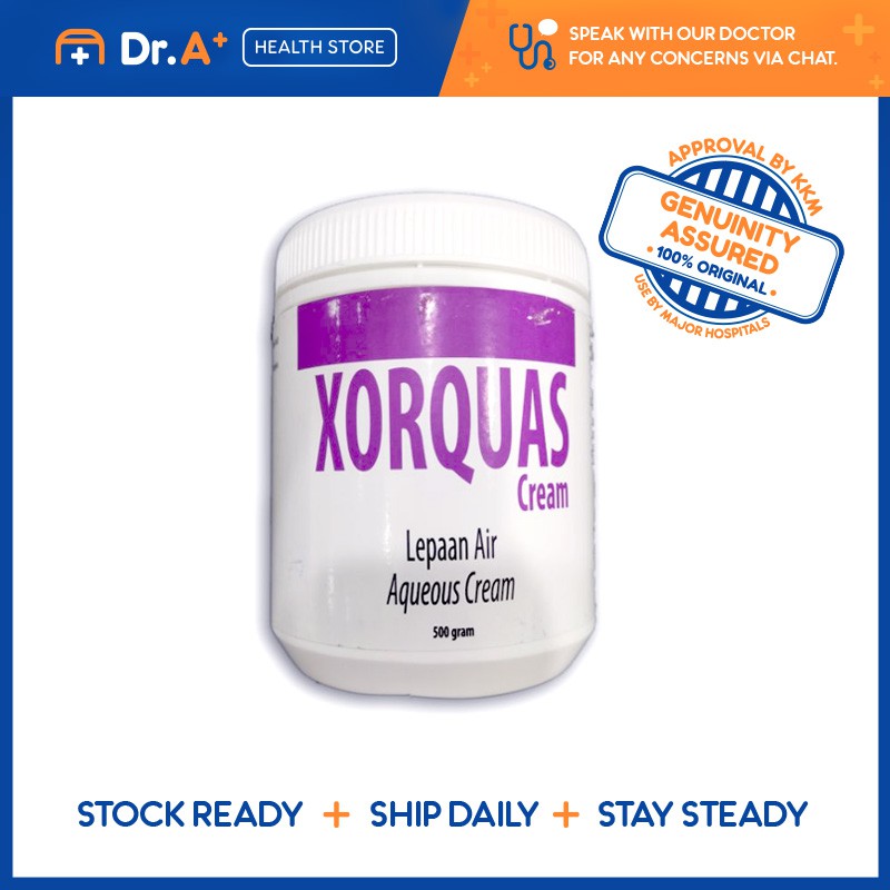 [DR. APlus] Xorquas Aqueous Cream 100gm/500gm [Exp: 05/2025] | Shopee ...