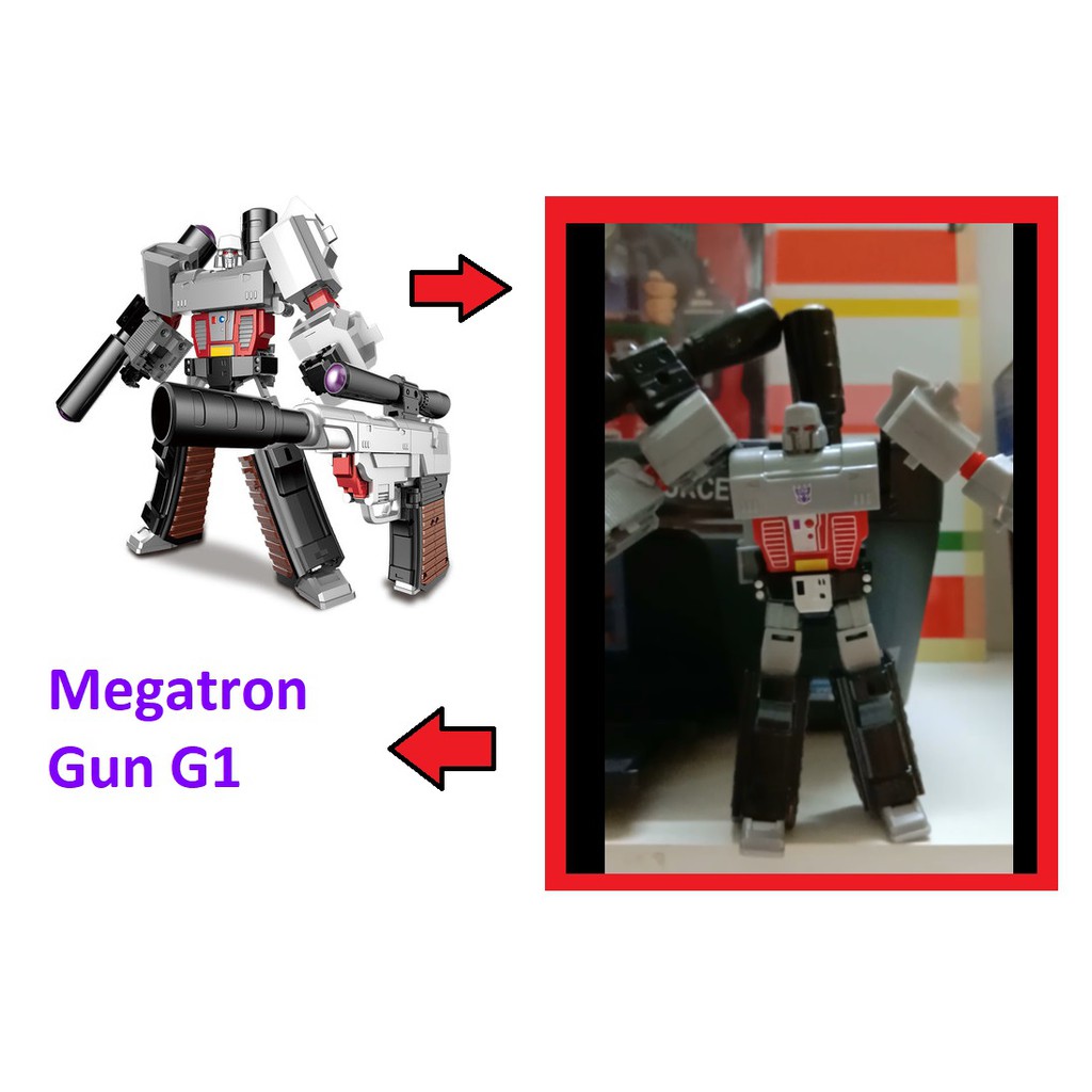 (Ready Stock)Toy Megatron transformersing Decepticon Leader Gun ...