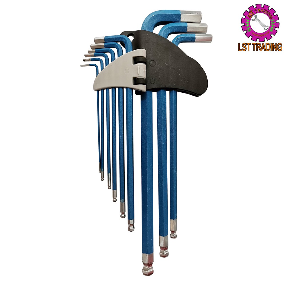 [READY STOCKS] DOCKER 9PCS BALL POINT HEX KEY WRENCH SET / ALLEN KEY ...