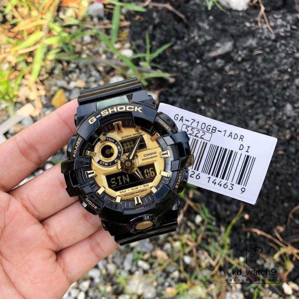 Malaysia GA-710GB GOLD CASIO GA-710GB-1A GLOSSY GA-710GB-1 | Shopee G-SHOCK