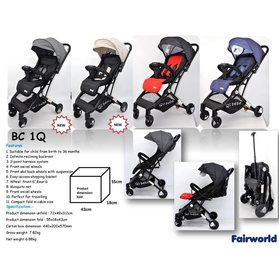 Fairworld twin outlet stroller