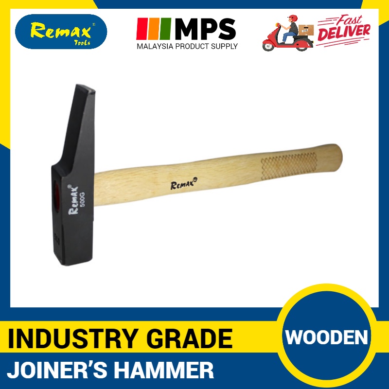 REMAX CARPENTER'S HAMMER JOINER’S HAMMER WITH WOODEN HAMMER 300G (LOCAL