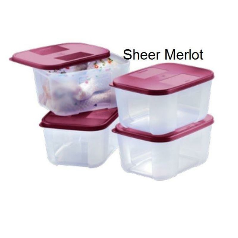 Tupperware FreezerMates Small Low Set (4) 