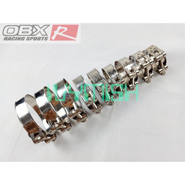 ⚙️ OBX® RACING DUAL EDGES STRIGHT T-BOLT HEAVY DUTY CLAMP | Shopee Malaysia