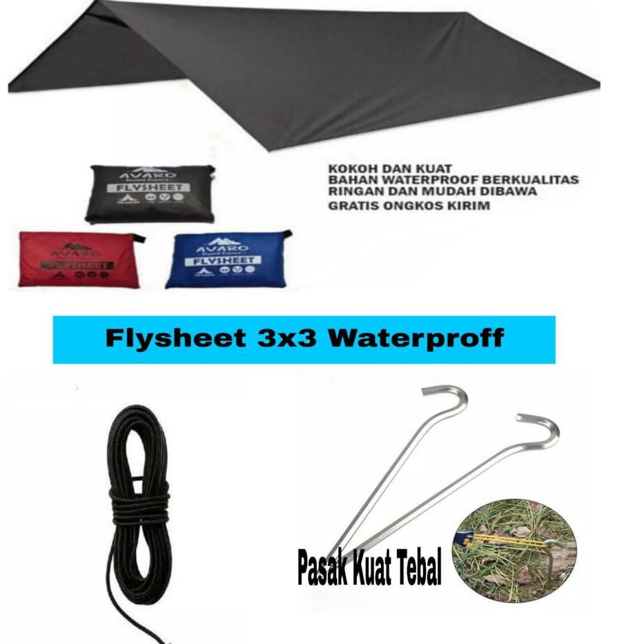 (Code 89) Flysheet Waterproff Tarptent 2X3 3X3 3X4 Flyshet Already