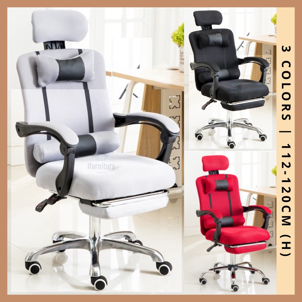 HighBack Ergonomic Executive Office Chair Game Chair [Y4001] Shopee