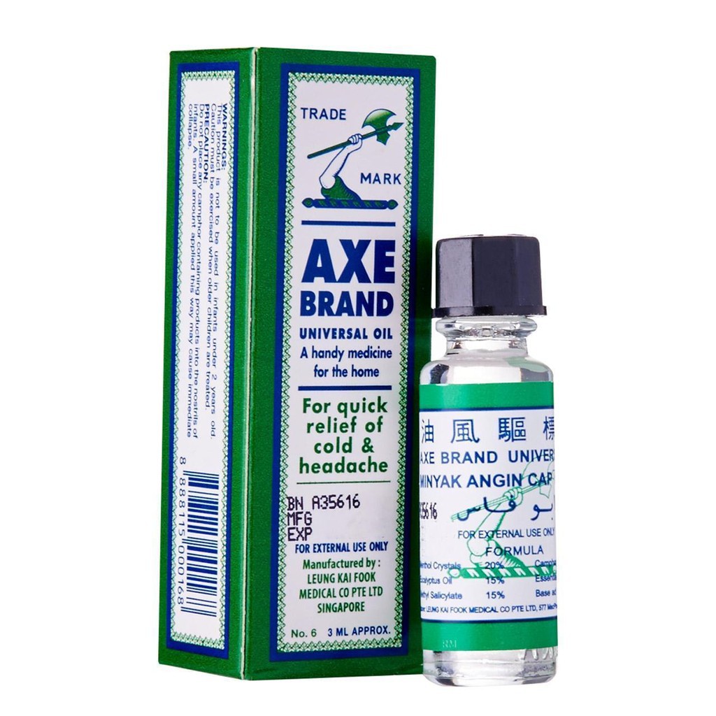 Axe Brand Medicated Oil (3ML) Shopee Malaysia