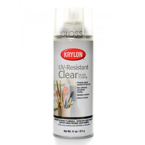 KRYLON UVRESISTANT CLEAR ACRYLIC COATING GLOSS (Cannot be sent to
